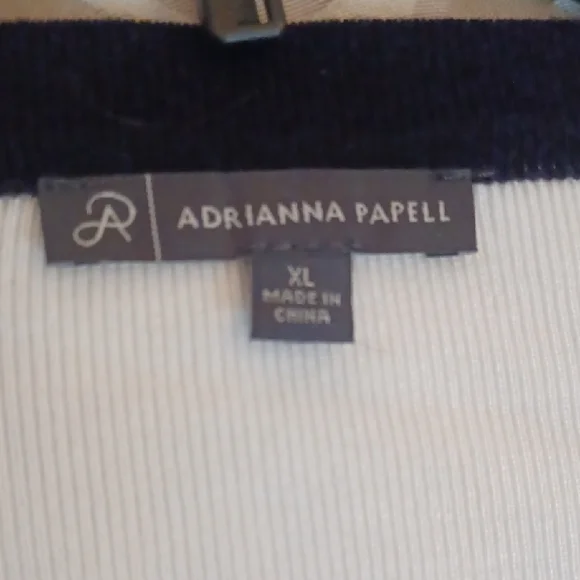 Adrianna Papell Black and White Cardigan - Picture 5 of 8